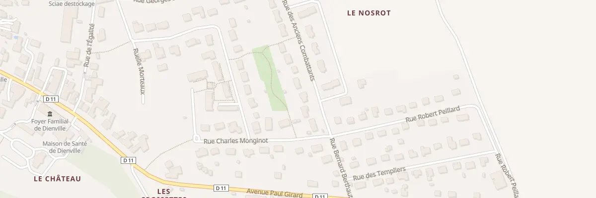 Plan du 5 Rue des Anciens Combattants à Dienville
