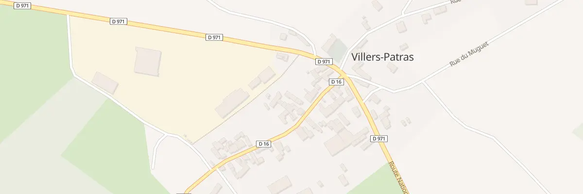Plan du 8 Rue des Marais à Villers-Patras