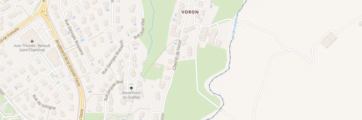Plan du 6 Che de Voron à Saint-Chamond