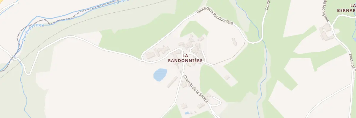 Plan du 1550 Rte de la Randonniere à Courzieu