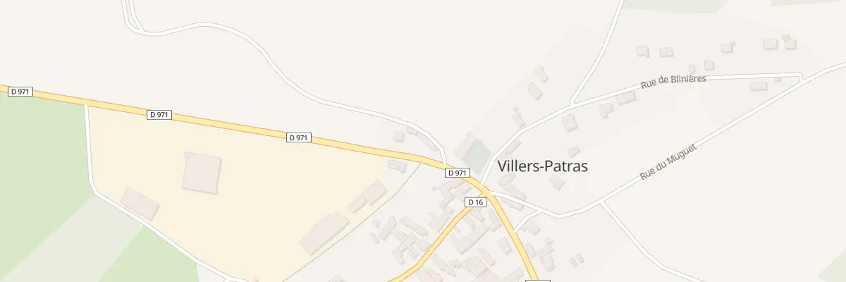 Plan du 14A N Rte Nationale à Villers-Patras
