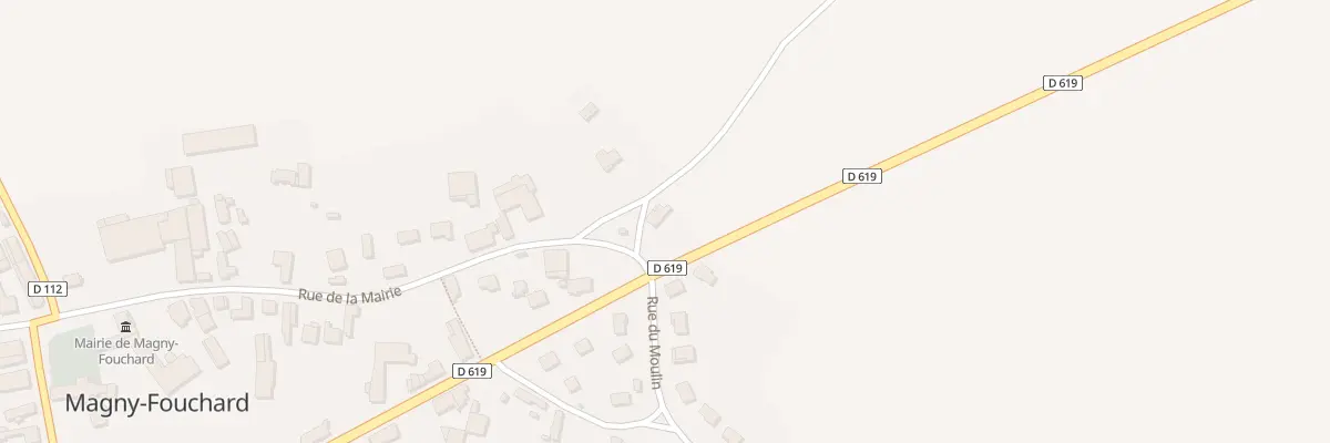 Plan du 19 Rue de la Mairie à Magny-Fouchard
