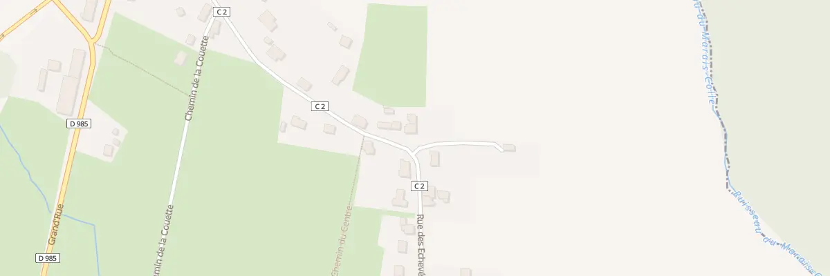 Plan du 24 Rue des Echeves à Gué-d’Hossus