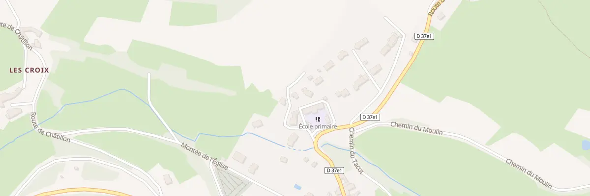 Plan du 108 Imp de l’Ecole aux Ardillats