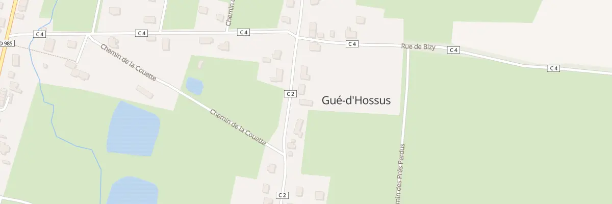Plan du 5001 Rue des Echeves à Gué-d’Hossus