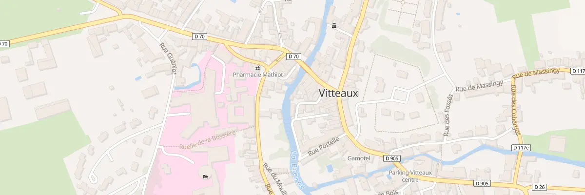 Plan du 3B Rle Ferrand à Vitteaux