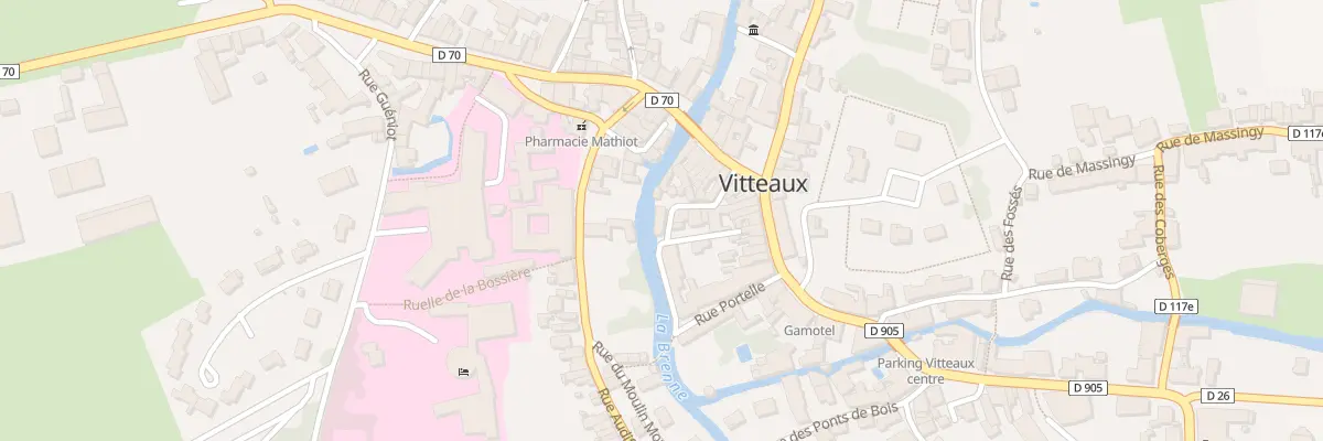 Plan du 3 Rle Ferrand à Vitteaux
