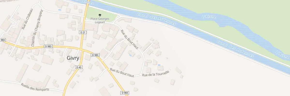 Plan du 8 Rue du Bout Haut à Givry