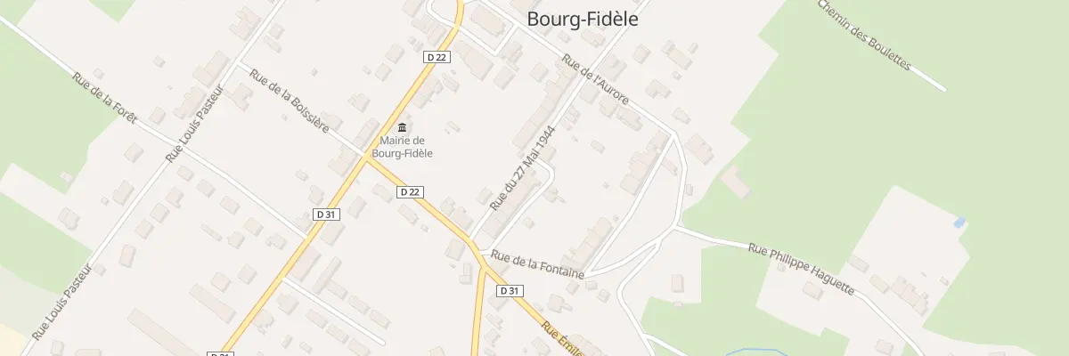 Plan du 12 Rue du 27 Mai 1944 à Bourg-Fidèle