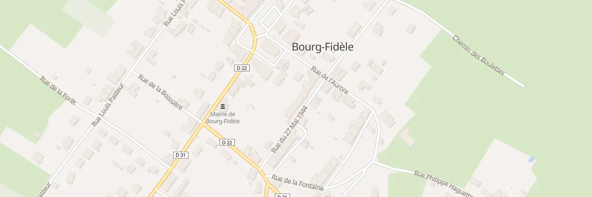 Plan du 7 Rue du 27 Mai 1944 à Bourg-Fidèle