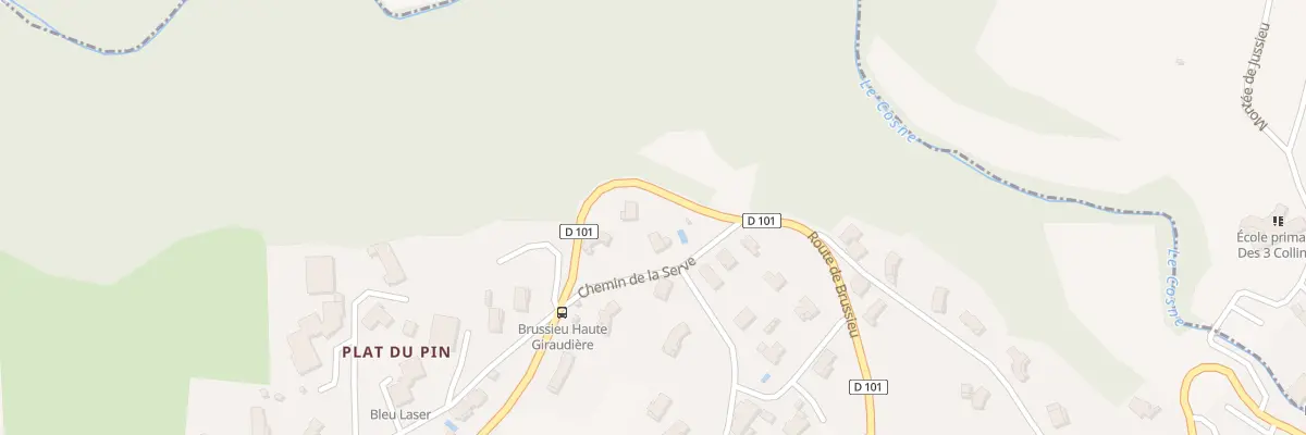 Plan du 5259 Rte de Brussieu à Brussieu