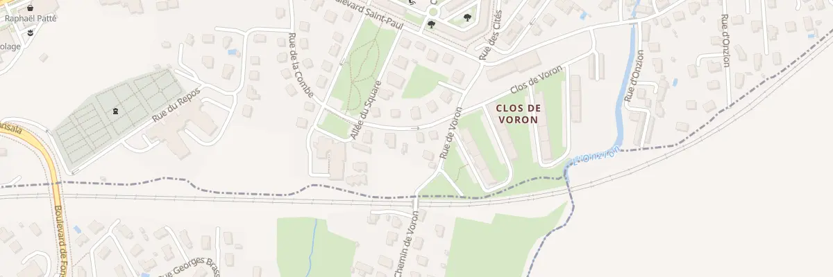 Plan du 14 Rue de la Combe à L’Horme
