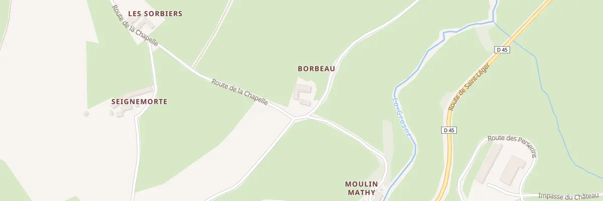 Plan du 589 Rte de la Chapelle à Saint-Pierre-le-Vieux