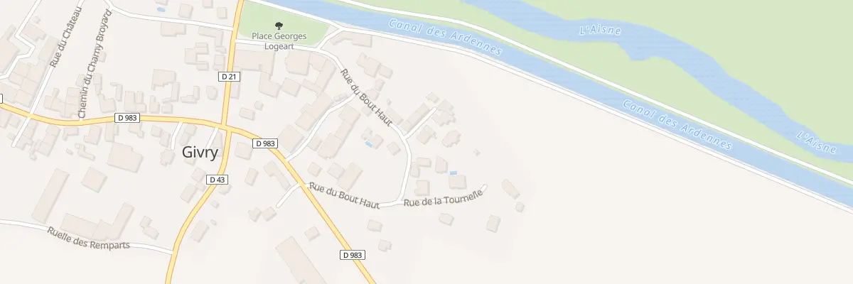 Plan du 1 Rle du Bout Haut à Givry