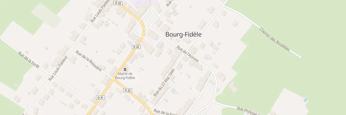 Plan du 11 Rue du 27 Mai 1944 à Bourg-Fidèle
