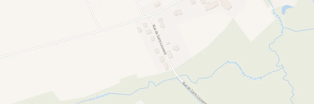 Plan du 8 Rue de Saint Louvent à Châtelraould-Saint-Louvent