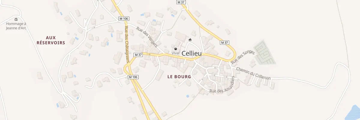 Plan du 37 Rue des Cerisiers à Cellieu