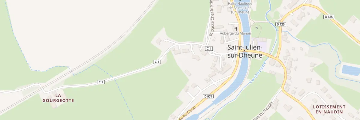 Plan du 167 Rte de Montfaucon à Saint-Julien-sur-Dheune