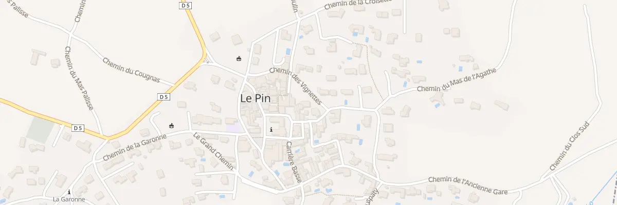 Plan du 12 Che des Vignettes au Pin