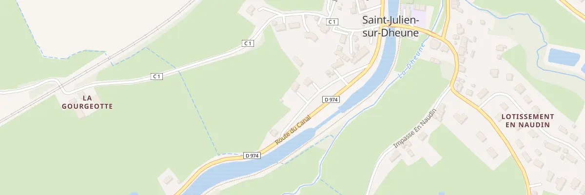 Plan du 5070 Le Bourg à Saint-Julien-sur-Dheune