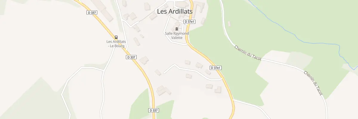 Plan du 128 Imp de la Fontaine aux Ardillats