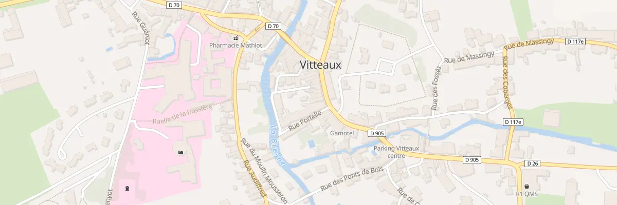 Plan du 32 Rue Hubert Languet à Vitteaux