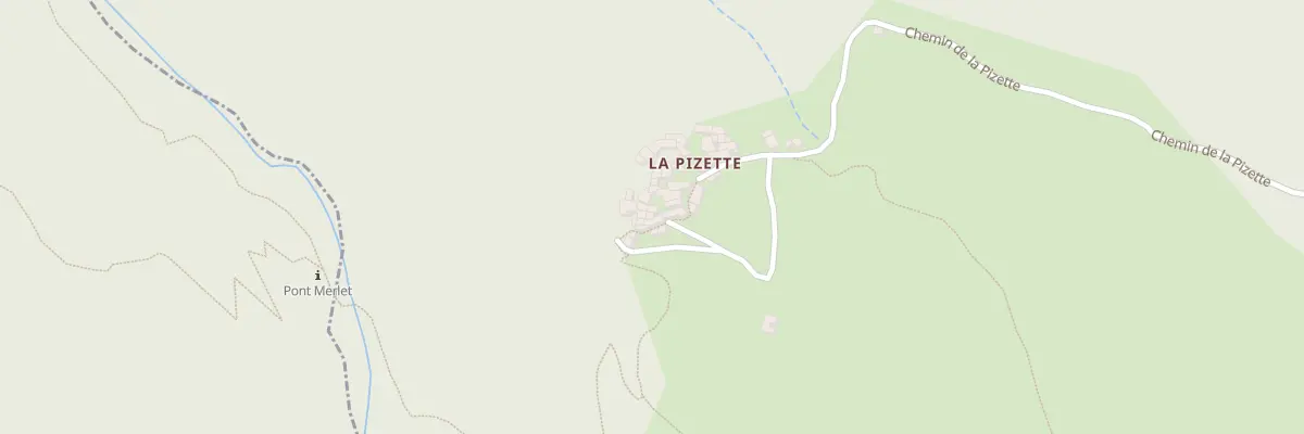 Plan du 5617 La Pizette à Pranles