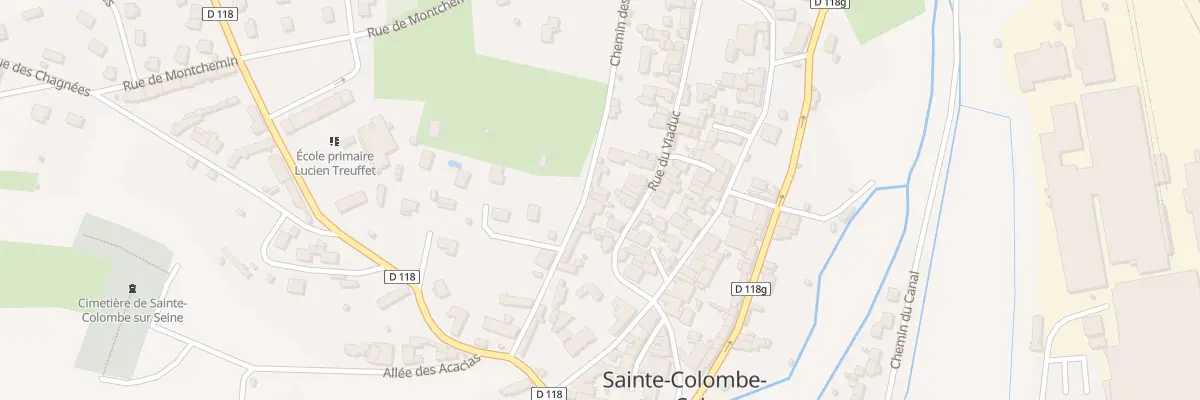 Plan du 15 Rue du Viaduc à Sainte-Colombe-sur-Seine