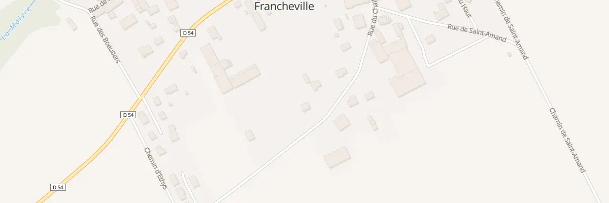 Plan du 7 Rue de Chaillot à Francheville