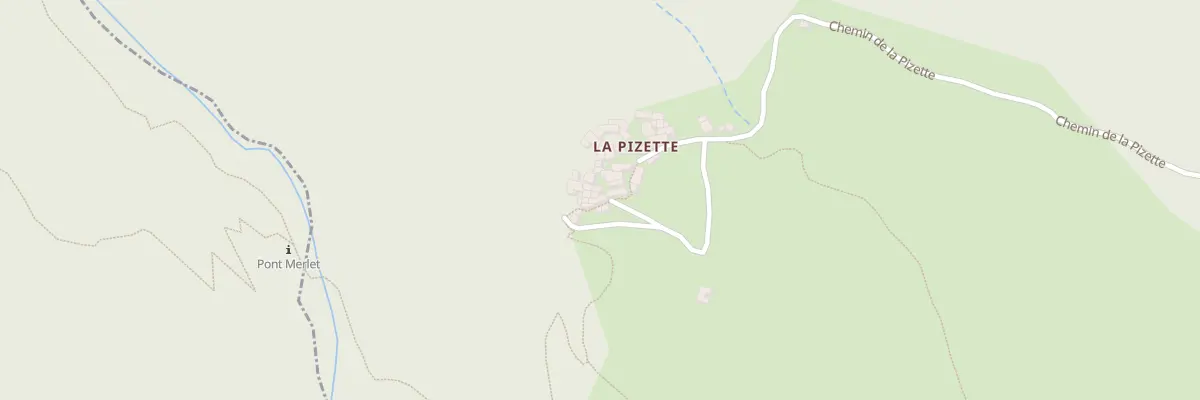 Plan du 5023 La Pizette à Pranles