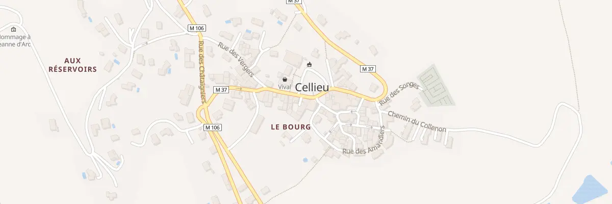 Plan du 3 Rue des Cerisiers à Cellieu