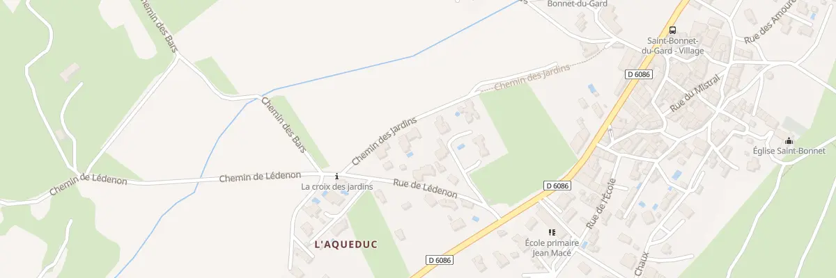 Plan du 105 Che des Jardins à Saint-Bonnet-du-Gard