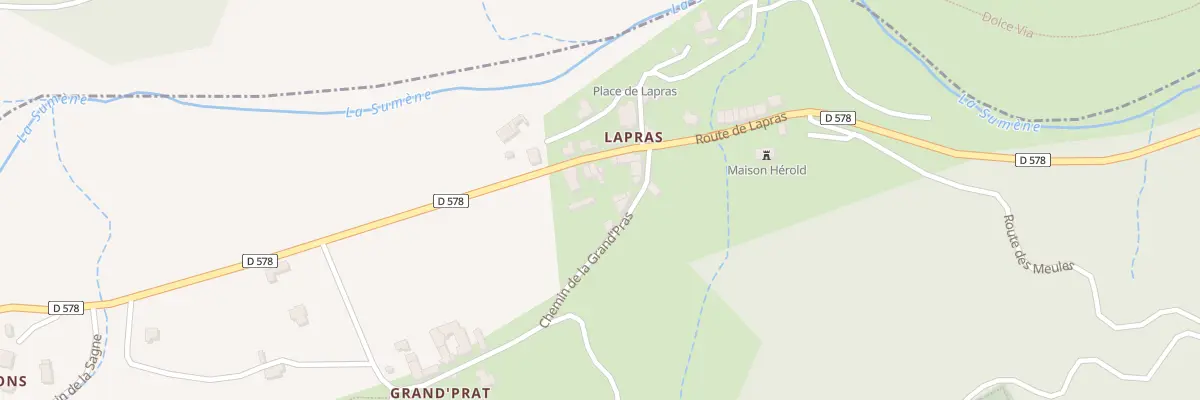 Plan du 1317 Rte de Lapras à Saint-Basile