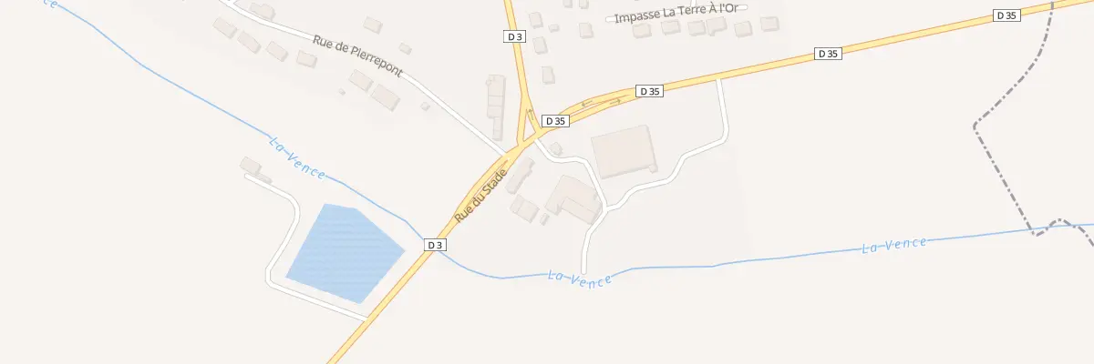 Plan du 5023 Terre du Château à Launois-sur-Vence