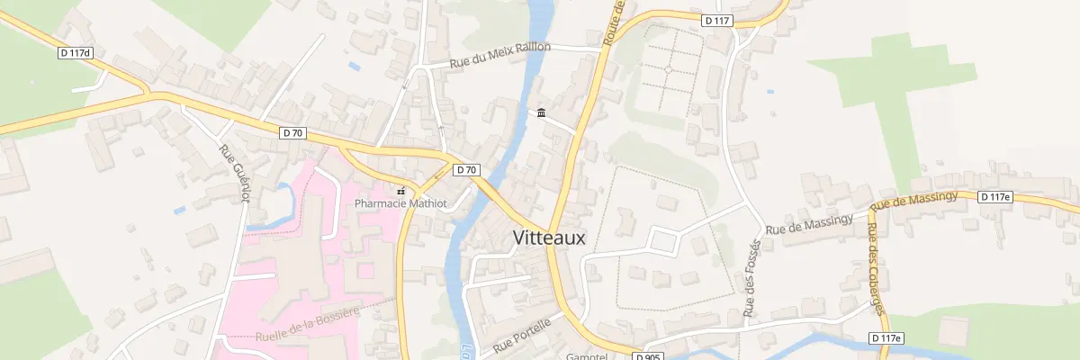 Plan du 9004 Rue Pelletier de Chambure à Vitteaux