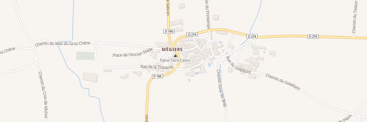 Plan du 5299 Megier à Sabran
