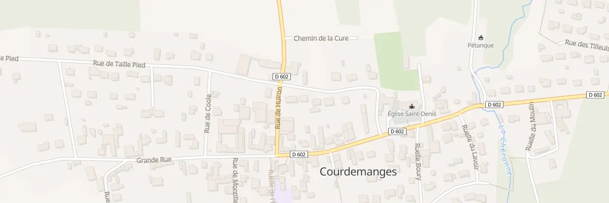 Plan du 11 Rue des Granges à Courdemanges
