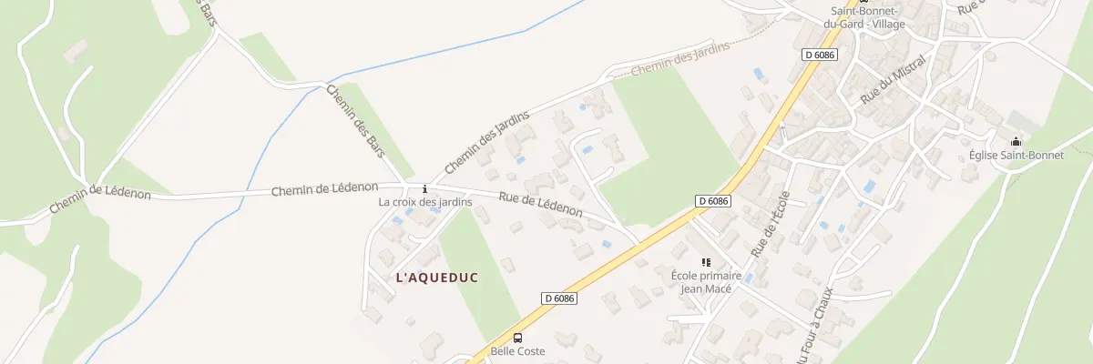 Plan du 84 Rue de Ledenon à Saint-Bonnet-du-Gard