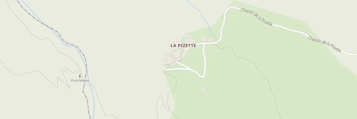 Plan du 5034 La Pizette à Pranles