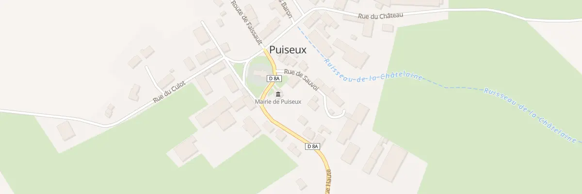 Plan du 2 Pl de l’Eglise à Puiseux