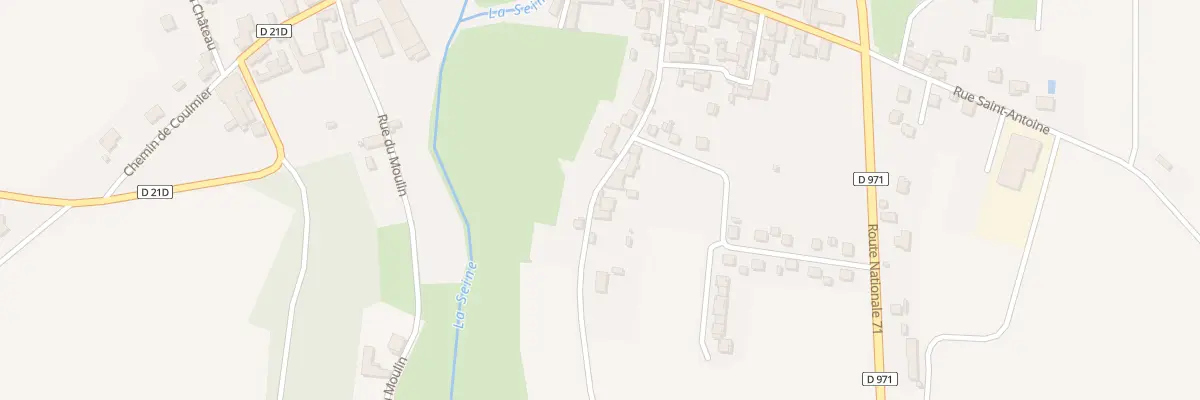 Plan du 9021 Rue de la Tréfilerie à Chamesson