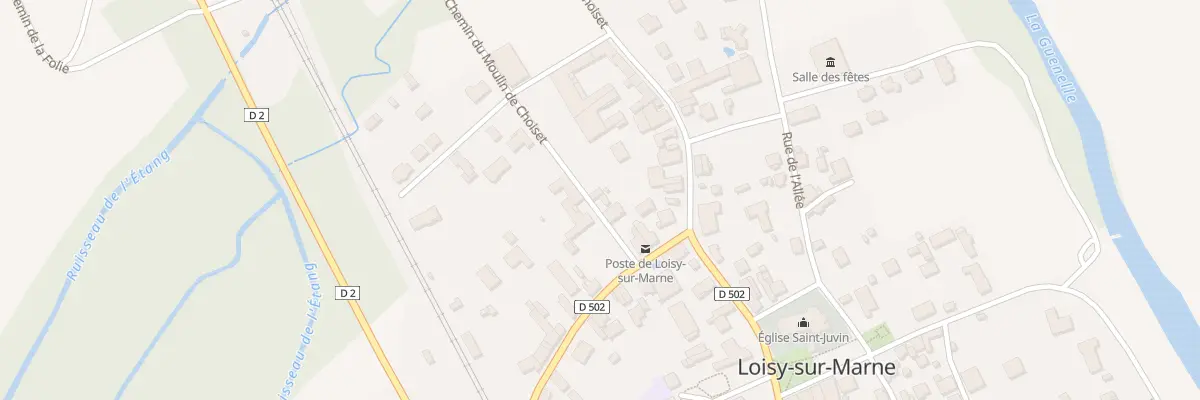 Plan du 1 Che du Moulin de Choiset à Loisy-sur-Marne