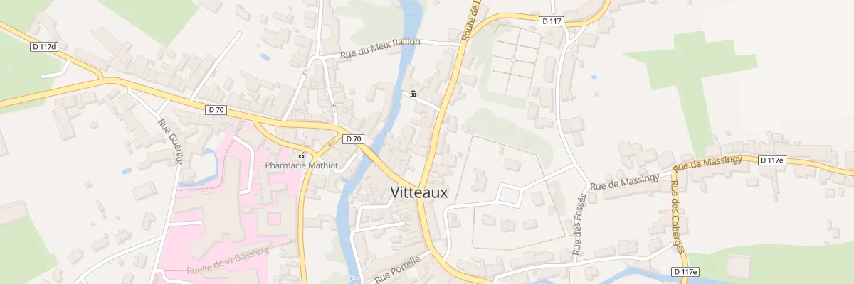Plan du 5 Rue Pelletier de Chambure à Vitteaux
