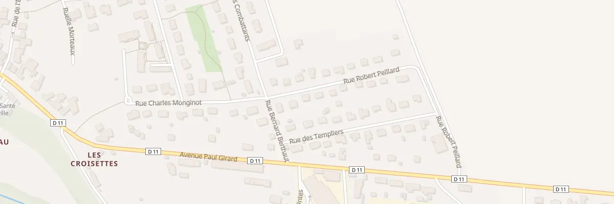 Plan du 6 Rue Robert Peillard à Dienville