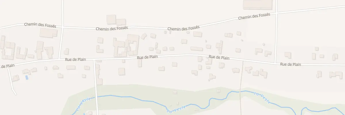 Plan du 290 Rue de Plain à Courtisols