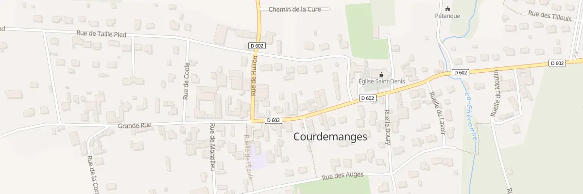 Plan du 32 Gr Grande Rue à Courdemanges