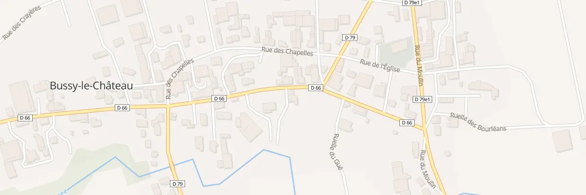 Plan du 1 Imp des Chenevières à Bussy-le-Château