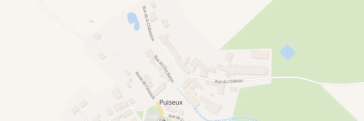 Plan du 3 Rue de la Chatelaine à Puiseux