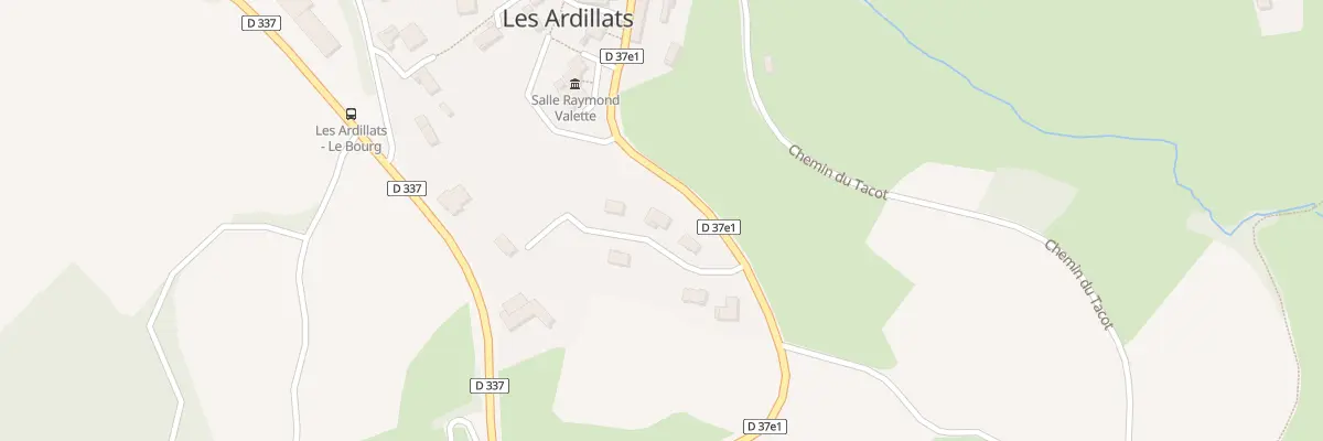 Plan du 72 Imp de la Fontaine aux Ardillats