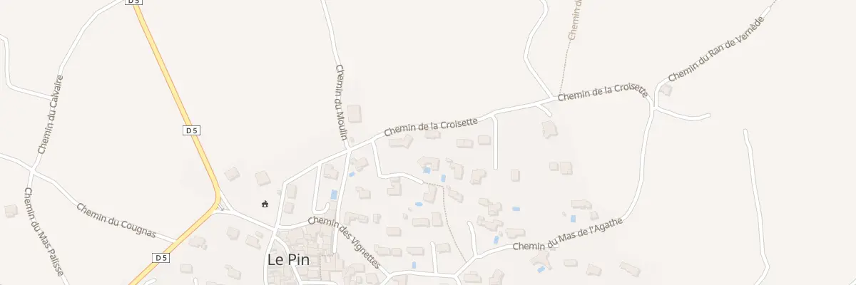 Plan du 5291 Che de la Croisette au Pin
